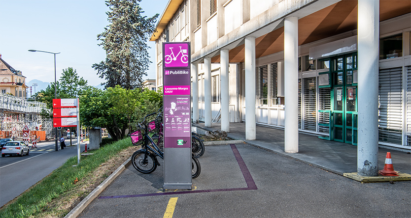 Pompes à vélo en libre-service – Ville de Lausanne